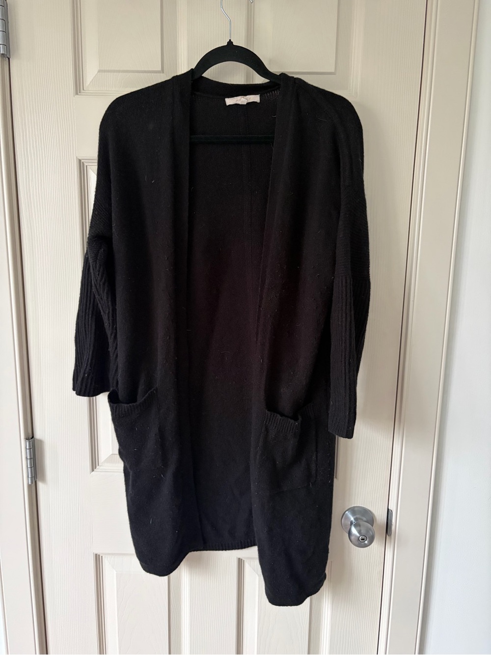 🌹 7 FOR ALL MANKIND - XS Black Cardigan - As Is